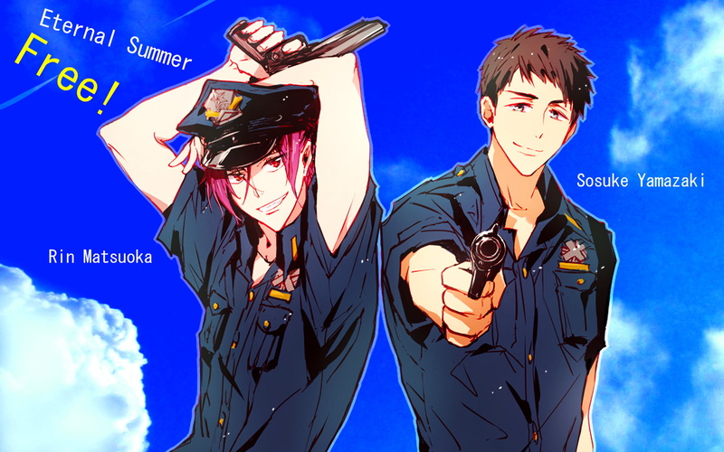 Sosuke Yamazaki, Anime, Rin Matsuoka, Free!, 1080P