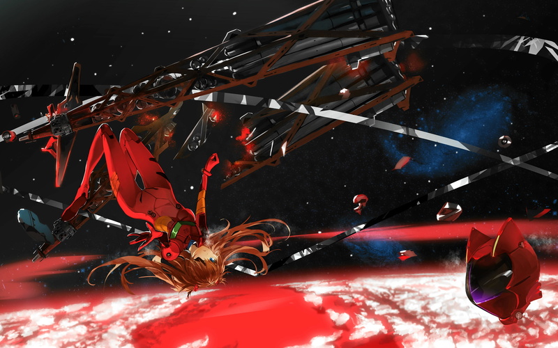 genesis, neon, 2K, cartoon/comic, evangelion, plugsuit, anime, hd