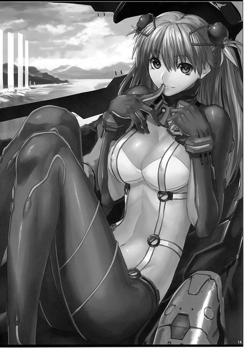 langley, asuka, art, evangelion, monochrome, women, 1080P, bodysuit, neon genesis evangelion, neon, plugsuit, hd, anime, x, genesis, wallpape, soryu