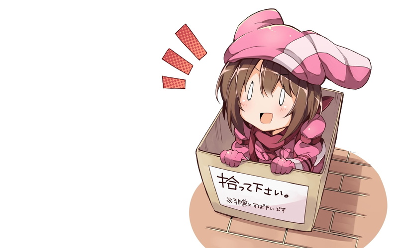 text, western script, cute, females, art and craft, sword art online 2, 1080P, front view, emotion, box, gun gale online, studio shot, representation
