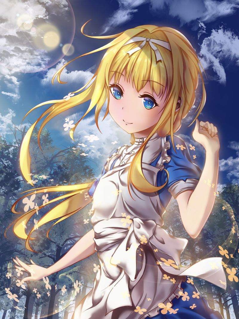 1080P, blue eyes, Anime, blonde, sword art online, alice schuberg