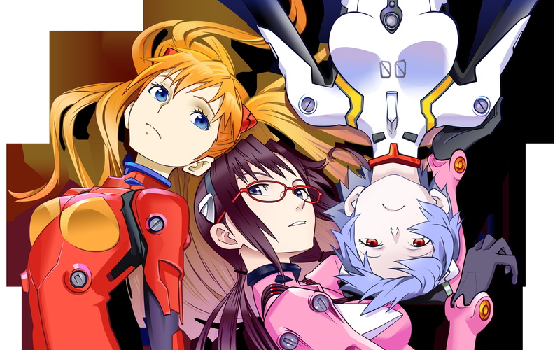 evangelion, neon, genesis, anime, 4K, plugsuit