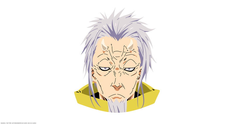 8K, Anime, Minimalist, Face, That Time I Got Reincarnated as a Slime, Hakurou (That Time I Got Reincarnated as a Slime)