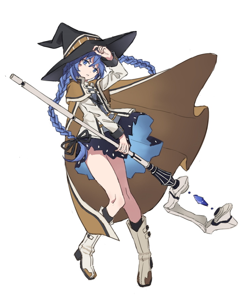 blue hair, Roxy Migurdia (Mushoku Tensei), portrait display, 2K, anime girls, Mushoku Tensei