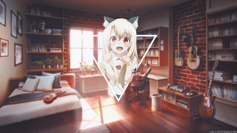 1080P, picture-in-picture, anime, anime girls