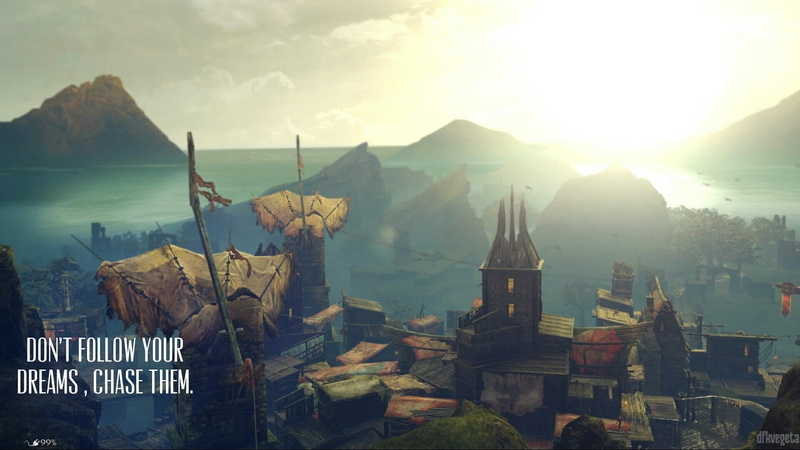 sun, waterfall, High View, video games, Orcs, Brothers, The Lord Of The Rings, 1080P, Shadow Of Mordor, Middle earth: Shadow Of Mordor, nature, forest