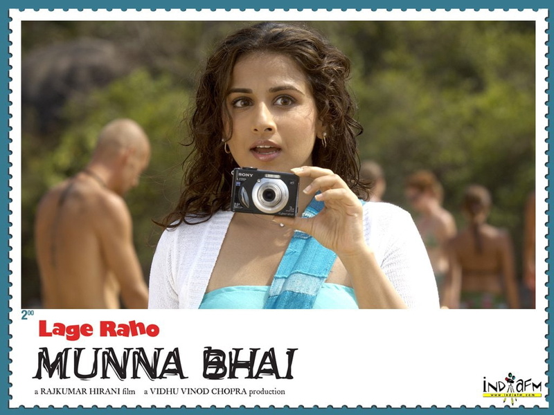 lage, munnabhai, art, bollywood, Self Photo, white shirt, raho, hd, lage raho munnabhai, 480P, vidya balan, entertainment