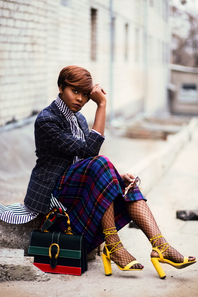 street, young, female model, fashionable, lifestyles, daylight, women fashion, concrete, black, stocking, urban, pose, built structure, casual clothing