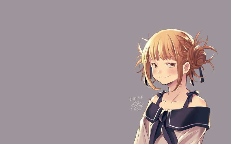 profile view, headphones, teenager, My Hero Academia, young adult, one person, girls, child, music, fashion, portrait, beauty, listening, Himiko Toga, hairstyle