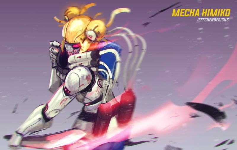 Mecha, Anime, 1080P, My Hero Academia, Himiko Toga