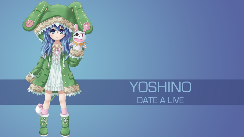 human representation, front view, full length, holding, studio shot, standing, girls, nature, one person, Date A Live, representation, child, 1080P, Anime
