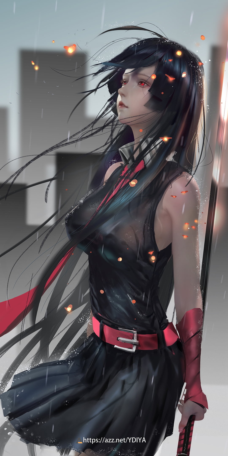 anime, Akame ga Kill!, anime girls, Kurome (Akame ga Kill), Ydiya Kai, 1080P