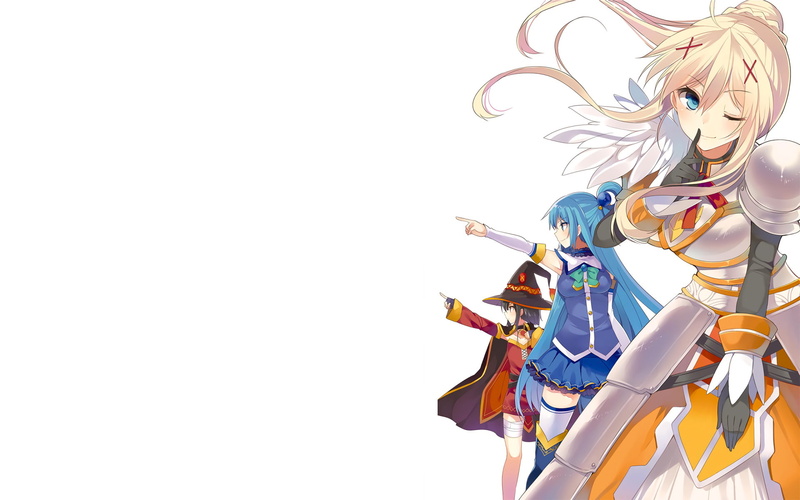 1080P, Aqua (KonoSuba), Anime, KonoSuba – God’s blessing on this wonderful world!!, Darkness (KonoSuba), Megumin (KonoSuba), KonoSuba