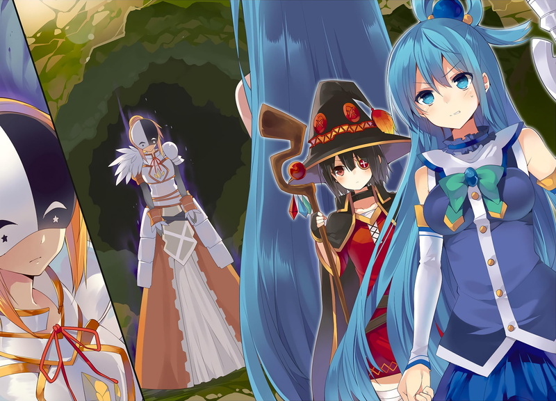 unrecognizable person, clothing, 1080P, obscured face, art and craft, Darkness (KonoSuba), leisure activity, KonoSuba – God’s blessing on this wonderful world!!