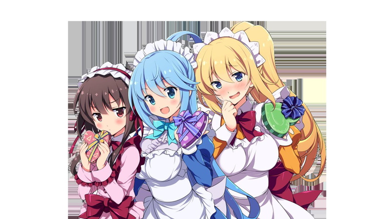 1080P, Aqua (KonoSuba), Darkness (KonoSuba), Megumin (KonoSuba), Anime, KonoSuba – God’s blessing on this wonderful world!!, KonoSuba