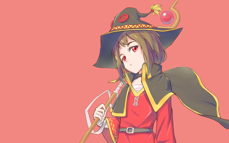 Kono Subarashii Sekai ni Shukufuku wo!, anime girls, Megumin, 1080P