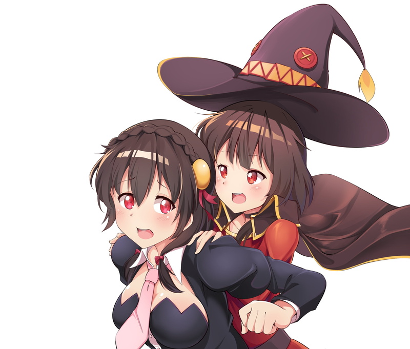 Megumin (KonoSuba), Yunyun (KonoSuba), Anime, KonoSuba – God’s blessing on this wonderful world!!, 2K