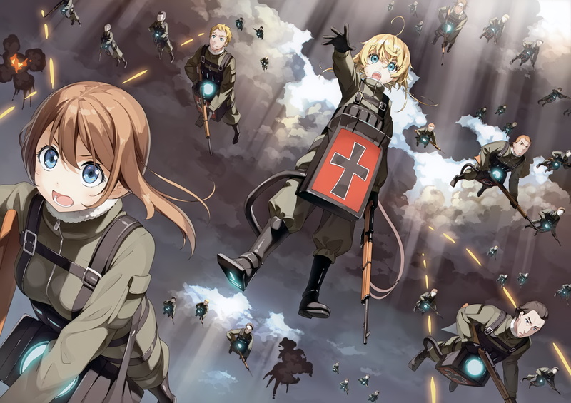 Youjo Senki, Tanya Degurechaff, Viktoriya Ivanovna Serebryakov, Anime, 4K
