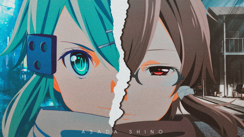 Sinon (Sword Art Online), Sword Art Online, anime, anime girls, 1080P, Asada Shino, glasses