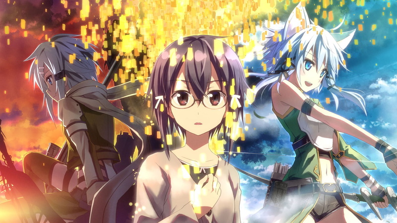 Sword Art Online, Sword Art Online II, 1080P, Sinon (Sword Art Online)