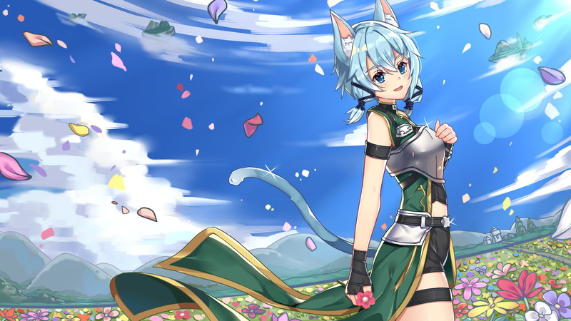 2K, Sword Art Online II, Shino Asada, Sword Art Online, Sinon (Sword Art Online)