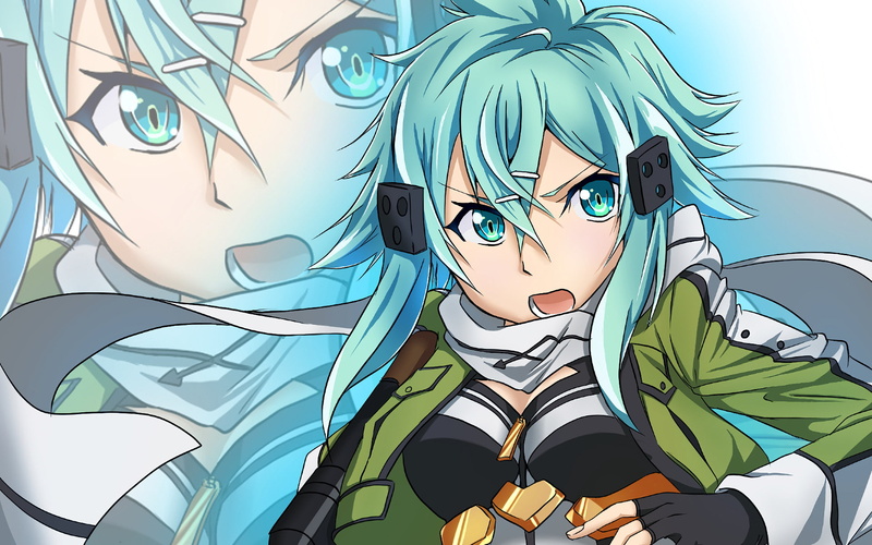 Sinon (Sword Art Online), 1080P, Sword Art Online, Asada Shino, Sword Art Online II