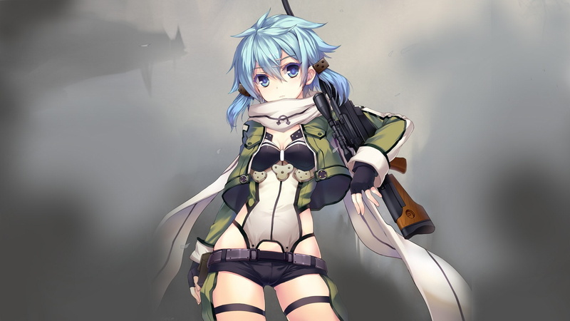 sword art online, 1080P, sinon, ggo