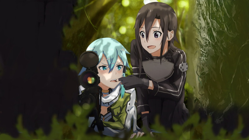 1080P, manga, Kirigaya Kazuto, Sword Art Online, Asada Shino