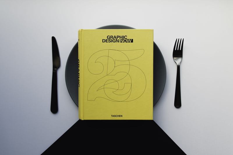 no people, still life, minimal, flat lay, dish, black, eating utensil, text, close-up, plate, top view, minimalist, knife, setting, place setting, graphic design