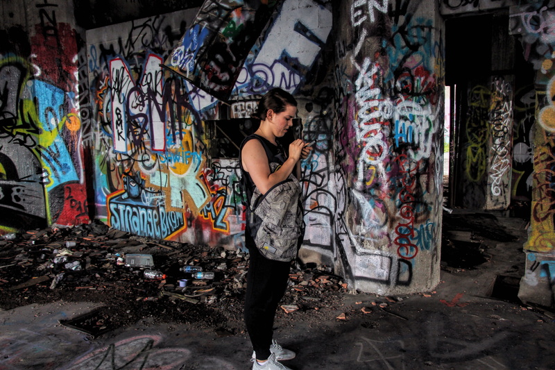 ruins, art and craft, young adult, ruin, abandoned, standing, deterioration, street art, dirty, citylife, 4K, paint, ruined, graffiti, united states, chicago