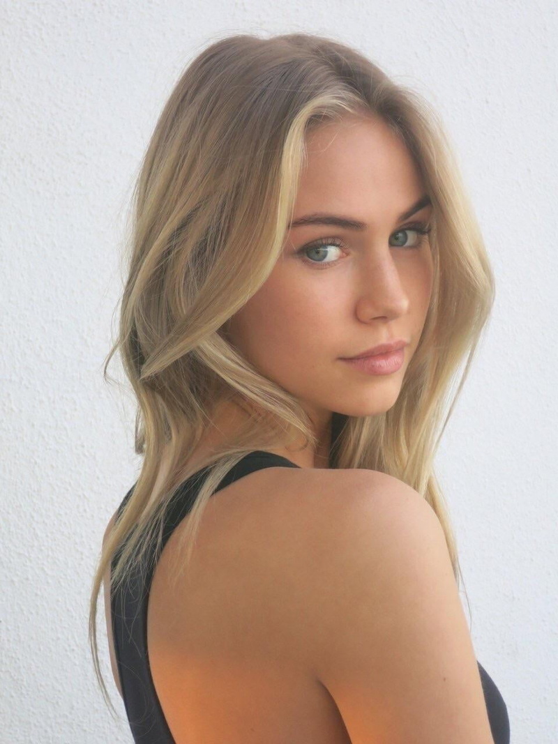 model, blue eyes, long hair, 720P, women, blonde, portrait display, vertical, Scarlett Leithold