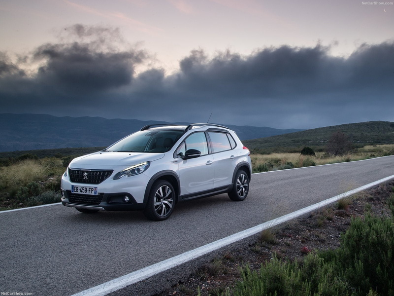 white, cars, 2008, suv, peugeot, line, 720P, 2016