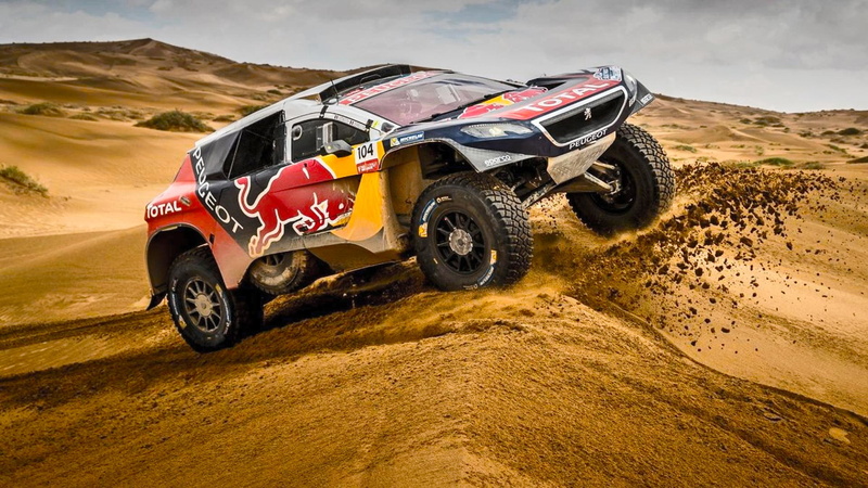 2008, Sport, Dune, 1080P, Speed, Heat, Red Bull, DKR, Rally, Race, Sand, Peugeot 2008 DKR, Dakar, Peugeot