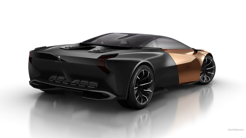 silver colored, 1080P, modern, mode of transportation, black color, Peugeot Onyx, luxury, copy space, concept cars, no people, electricity, white background