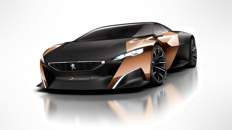 car, 1080P, concept cars, vehicle, simple background, Peugeot Onyx Concept