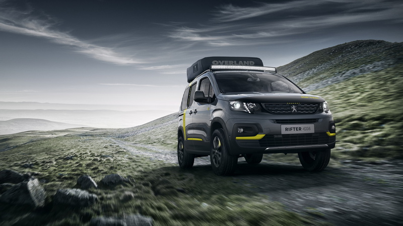 4K, Peugeot Rifter, suv, peugeot, 4k, gray, 2018 Cars