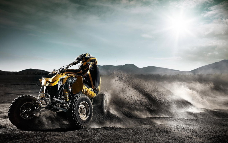 ATVs, desert, 720P