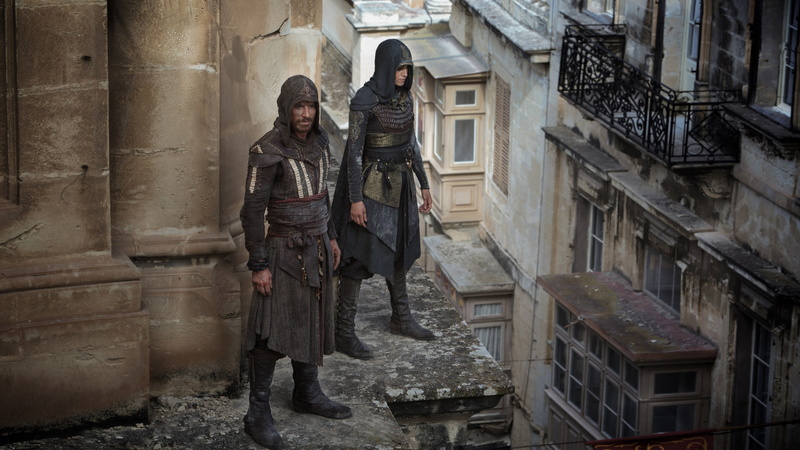 photography, brown, Michael Fassbender, closeup, building, two, Assassin’s Creed, best movies of 2016, top, 4K, ninjas