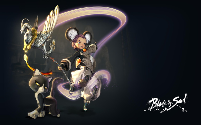 anime girls, anime, purple hair, bns, cat, 2K, Blade And Souls, animal ears