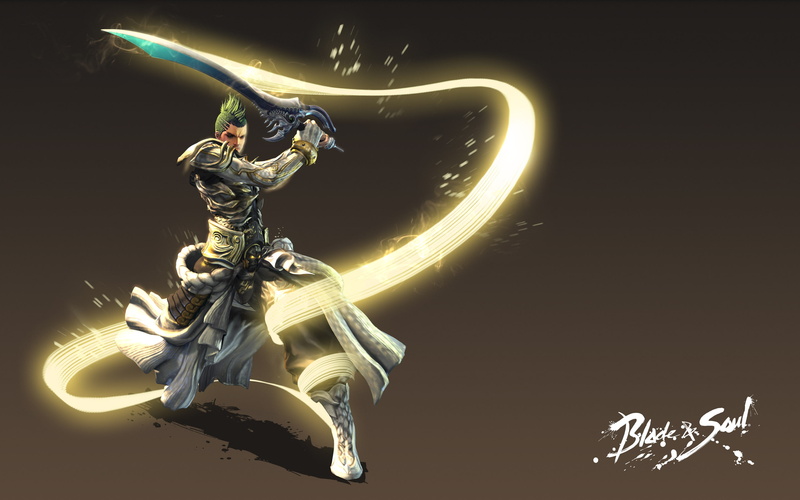 2K, Blade And Souls, video games, bns, simple background, Fantasy Men, sword