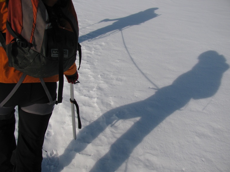 leisure activity, ice, high-altitude mountain tour, outdoors, winter sport, skiing, snow, shadow, men, 2K, unrecognizable person, backpack, nature, winter