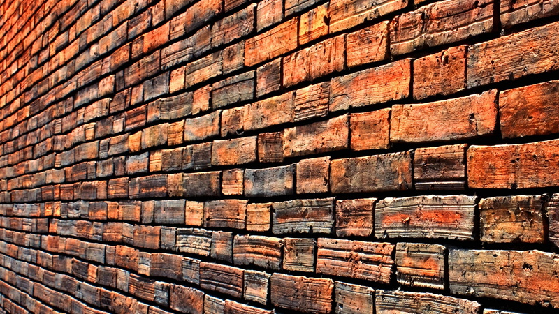 brick, side, arrangement, full frame, in a row, wall - building feature, backgroud, architecture, day, order, brown, wall, built structure, textured, repetition