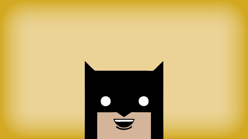 yellow, digital, 1080P, copy space, gold colored, emotion, no people, black color, Batman, lego, digital art, colored background, door, indoors, wall - building feature