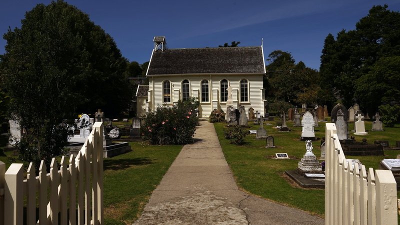 Christ Church, stone, plant, outdoors, building exterior, oldest church in new zealand, grave, historically, footpath, architecture, no people, religion