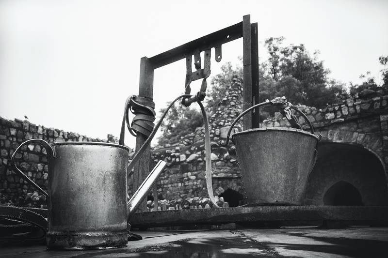 day, classic, tree, tomb, container, black and white, equipment, close-up, forts, nature, india, no people, history, outdoors, machinery, still life, plant