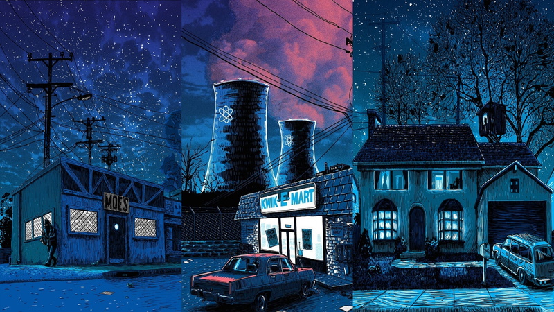 tim doyle, art, 2K, simpsons, springfield
