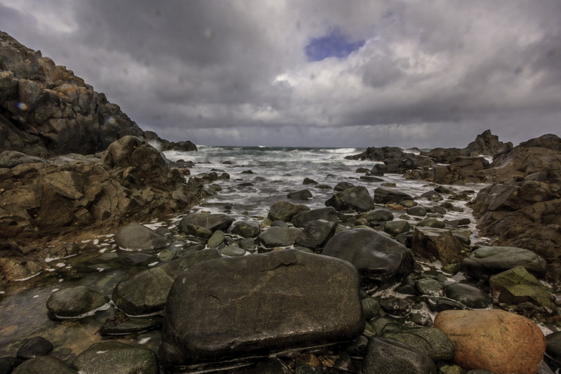 landscape, solid, no people, rock - Object, tranquility, land, scenics - nature, guernsey, horizon, water, day, rock, coastline, fort doyle, sky, cloud - Sky