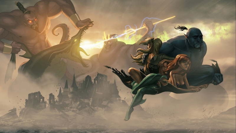 2K, fantasy, monster, artwork, giants, giant, creature