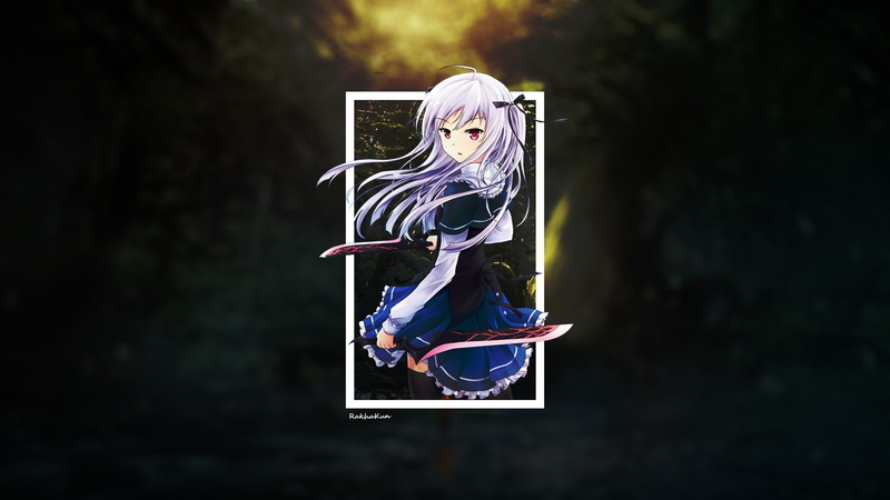 Sigtuna Julie, anime girls, sword, nature, 1080P, Absolute Duo, anime