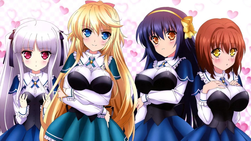 anime, 1080P, absolute duo